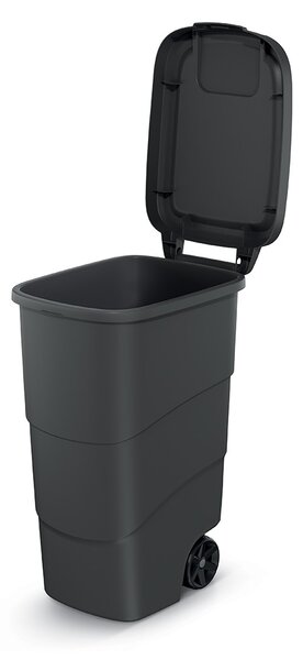 Prosperplast Popelnice WHEELERO s kolečky antracitová/modrá, varianta 90 l