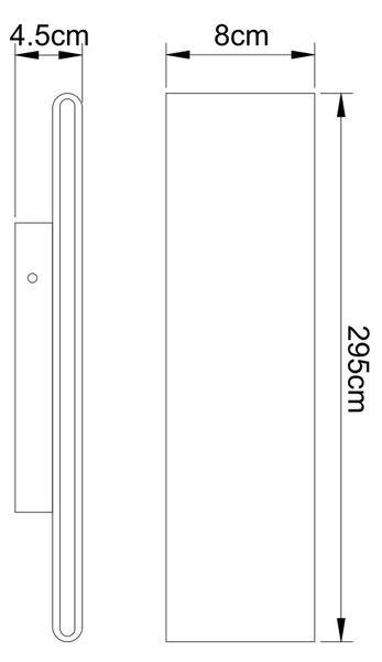Globo 41751-12B LED nástěnné svítidlo Siegfried 1x12W | 450lm | 3000K - vypínač na těle, černá