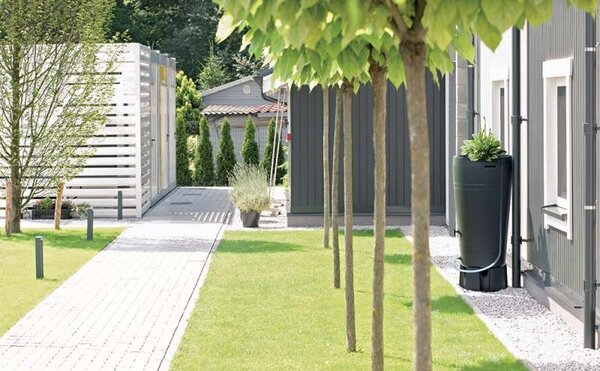 Prosperplast Sud na dešťovou vodu KUBA antracit 230l