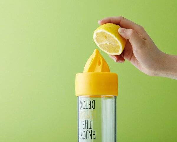 Lock&Lock Láhev na vodu "Bisfree Detox", 520 ml, žlutá