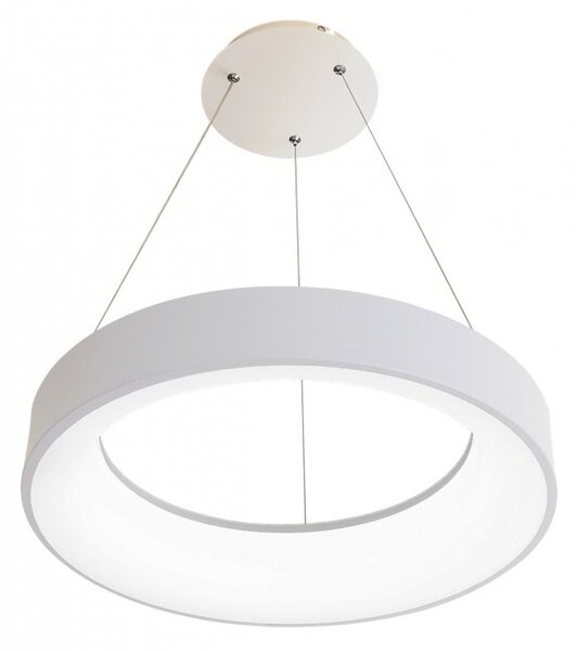 Ecolite Bílé závěsné LED svítidlo kulaté 40W s DO WMKL02R-40W/LED-BI