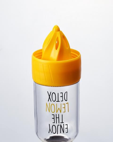 Lock&Lock Láhev na vodu "Bisfree Detox", 520 ml, žlutá