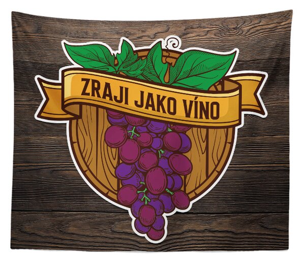 Sablio Deka Zraji jako víno: 150x120 cm