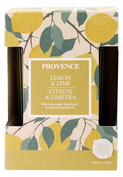 Provence Vonná svíčka ve skle 30 hodin citron a limetka