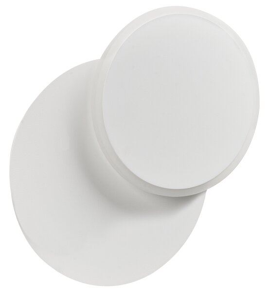 Sada 2 nástěnných lamp SEMNON Bílá Kov LED