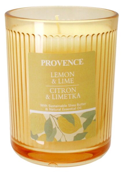 Provence Vonná svíčka ve skle 30 hodin citron a limetka