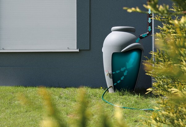 Prosperplast Sud na dešťovou vodu TUCAN cihla 360l