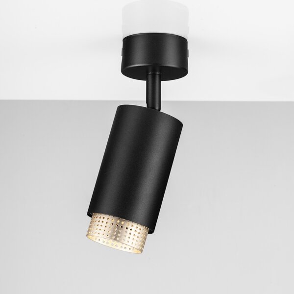 Nova Luce Černé bodové světlo Nessi ll. 6 cm