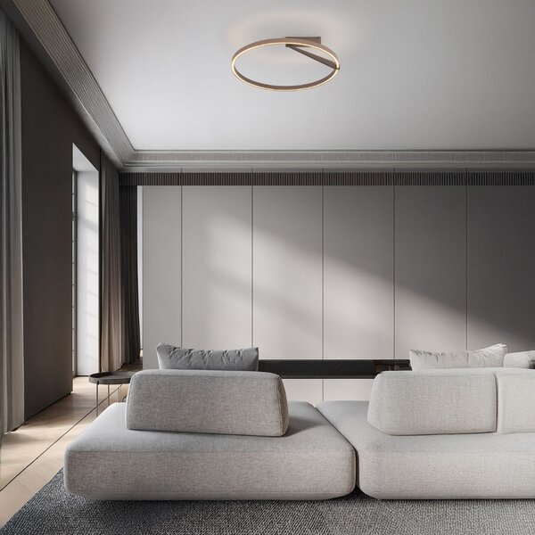 Nova Luce Zlaté kovové stropní LED světlo Tilia 60 cm