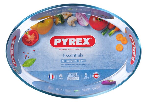 Skleněný pekáč PYREX 30x21cm/2,2l., borosilikát