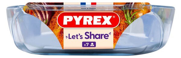 Pyrex Skleněný pekáč s uchy 38x27cm/4l., borosilikát