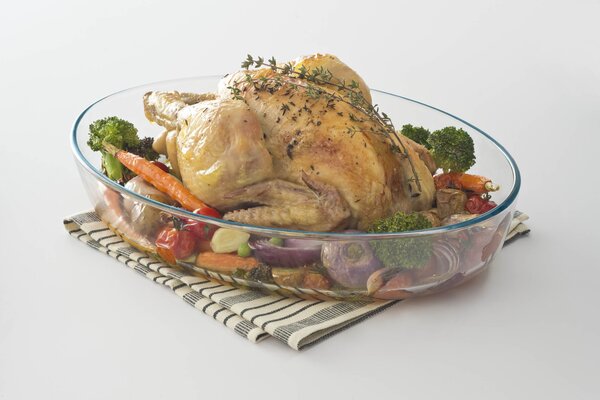 Skleněný pekáč PYREX 40x27cm/4,2l., borosilikát