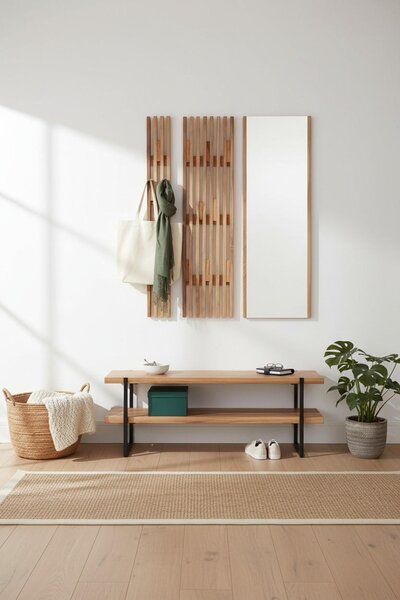 BOTNÍK S LAVICÍ, 120/45/40 cm Linea Natura
