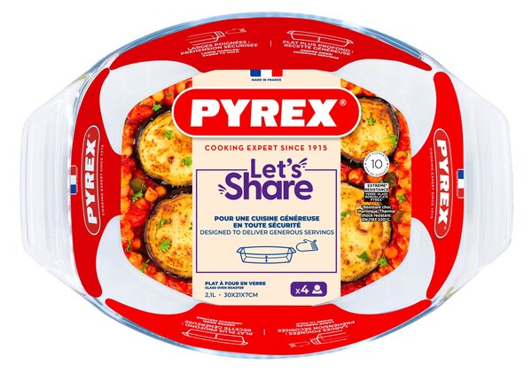 Pyrex Skleněný pekáč s uchy 30x21cm/2l., borosilikát