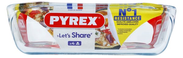 Pyrex Skleněný pekáč s uchy 29x23cm/2,4l., borosilikát