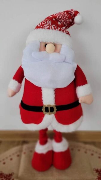 Vánoční dekorace teleskopický Santa 78cm