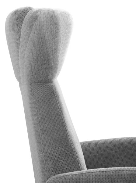 RELAXAČNÍ KŘESLO, textil, šedá Sit & More - Online Only křesla & taburety, Online Only
