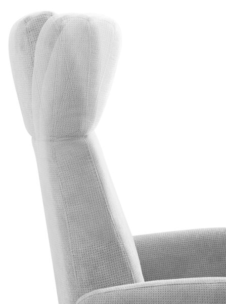 RELAXAČNÍ KŘESLO, textil, světle šedá Sit & More - Online Only křesla & taburety, Online Only