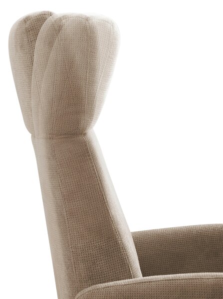 RELAXAČNÍ KŘESLO, textil, jílová barva Sit & More - Online Only křesla & taburety, Online Only