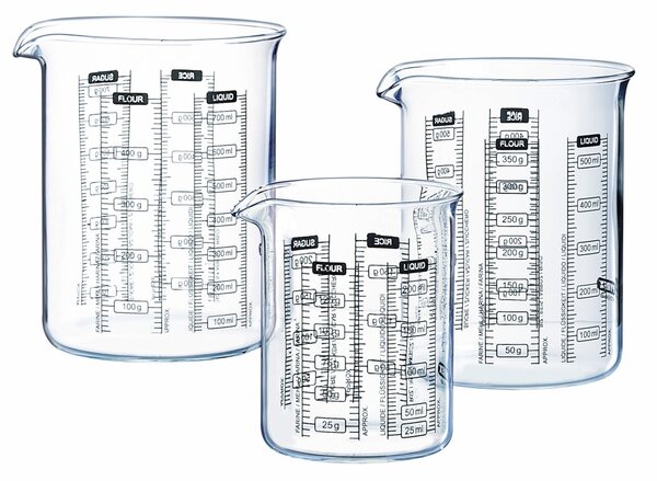 Pyrex Skleněná odměrka s nálevkou 750ml