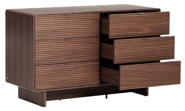 LÉTO -15% Kave Home Ořechová komoda Norlen 120 x 50 cm