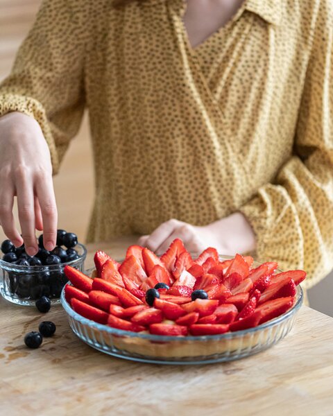 Pyrex Skleněná zapékací forma na koláč 28cm, borosilikát