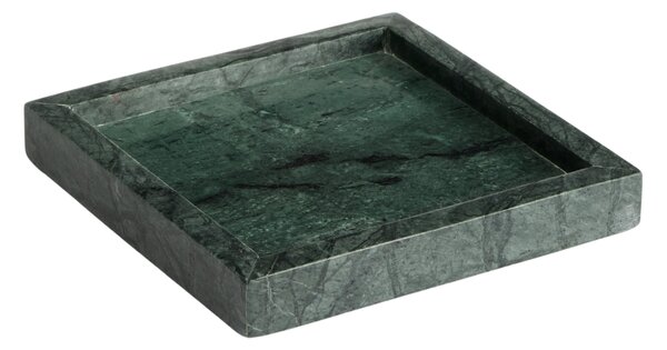 Kave Home Zelený mramorový tác Serela 18 x 18 cm