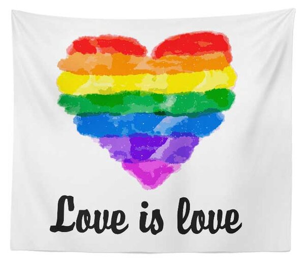 Sablio Deka Love is Love: 150x120 cm