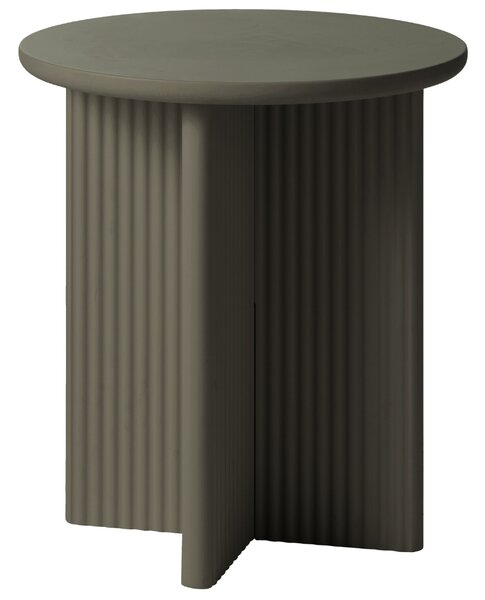 Unique Furniture Zeleno-šedý odkládací stolek Palma 50 cm