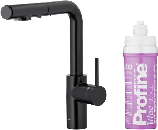 KFA Armatura Duero Pure Basic kuchyňská baterie s filtrem stojící černá 6623-115-81