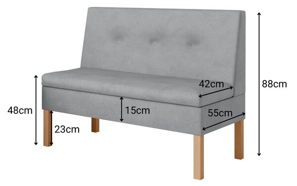 Kuchyňská lavice Paryd 80 (šedá). Akce -10%
