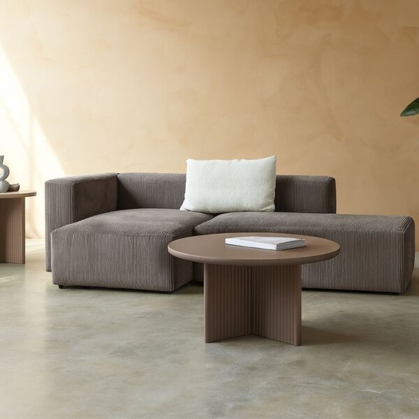 Unique Furniture Hnědý konferenční stolek Palma 80 cm