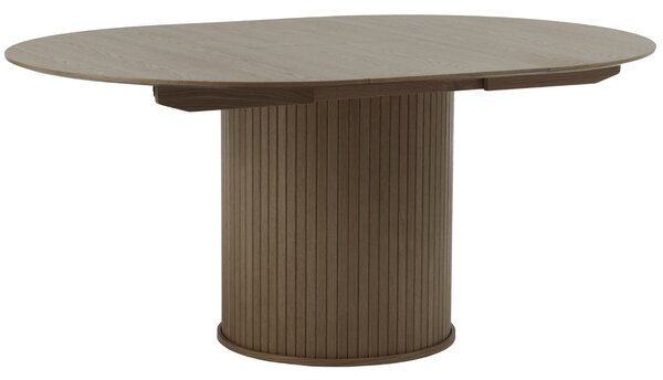 Unique Furniture Tmavý dubový rozkládací jídelní stůl Nola 120/167 x 120 cm