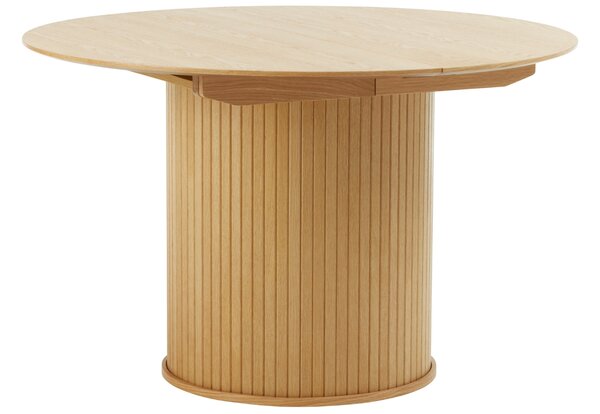 Unique Furniture Dubový rozkládací jídelní stůl Nola 120/167 x 120 cm