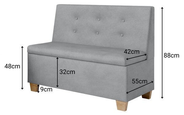 Kuchyňská lavice Bolio 80 (šedá). Akce -20%