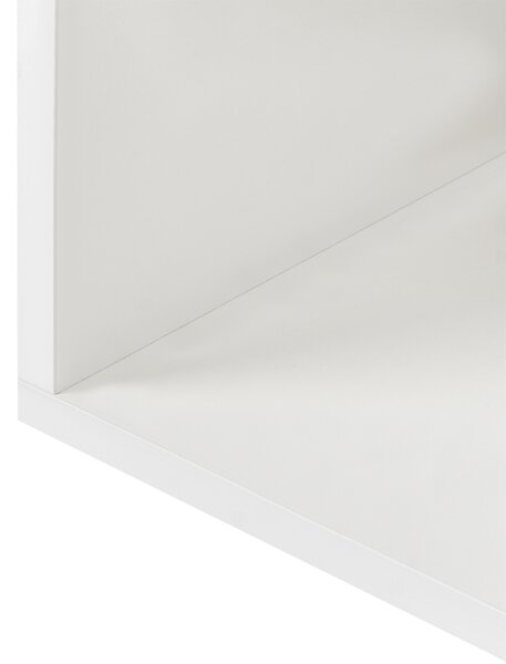Knihovna s 8 policemi FONTAS 180 cm Bílá