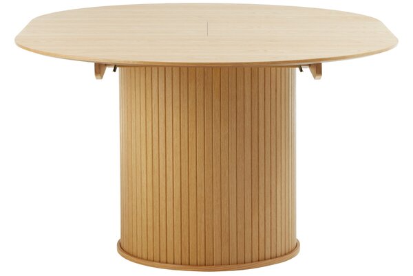 Unique Furniture Dubový rozkládací jídelní stůl Nola 120/167 x 120 cm