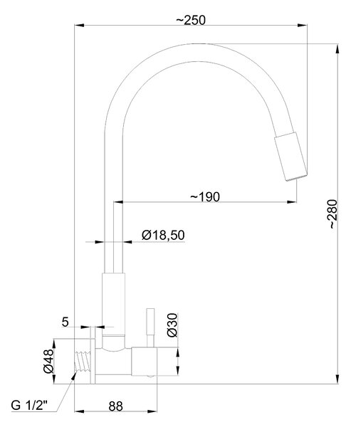 Invena Invena, BATERIE DO ZIMNÍ WODY Z ELASTYCZNÍ WYLEWKĄ, INOX/CZARNY, INV-BZ-52-043-J Leták: https://cloud.invena.pl/s/nnXaZKg3crBrRkz/download?path=%2FPliki%20do%20strony%20www%2FBZ-52-043-J/Inne/BZ-52-043-ulotka-PL…