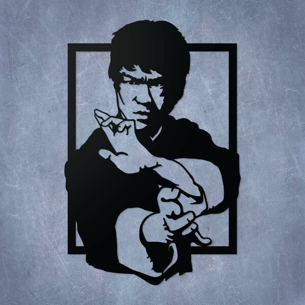 DUBLEZ | Dřevěný obraz - Bruce Lee | Obraz