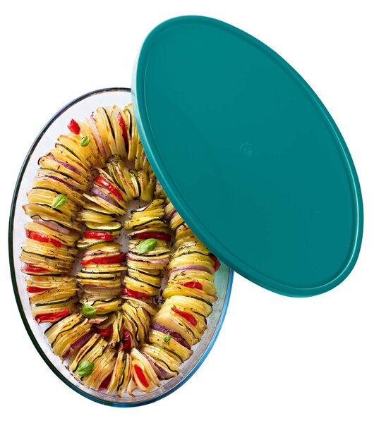 Pyrex Skleněný pekáč s víkem 35x24cm/3,1l., borosilikát