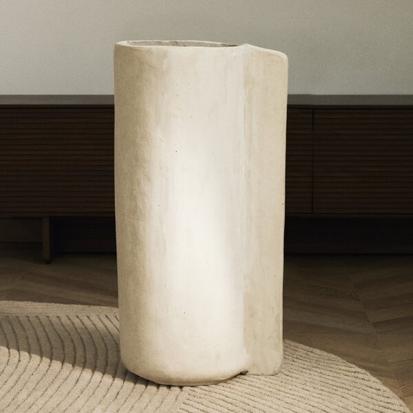 Kave Home Béžová váza Mireni 67 cm