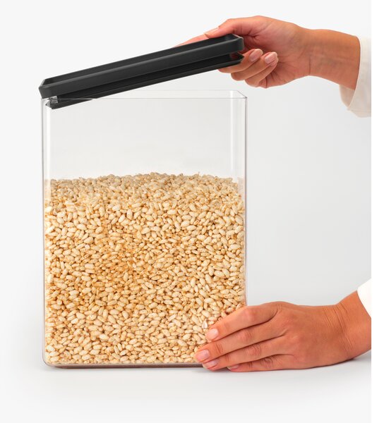 Brabantia Tasty+ úložný box 22.1x11.1x29.6 cm průhledná-černá 229985