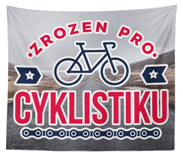 Sablio Deka Zrozen pro cyklistiku: 150x120 cm