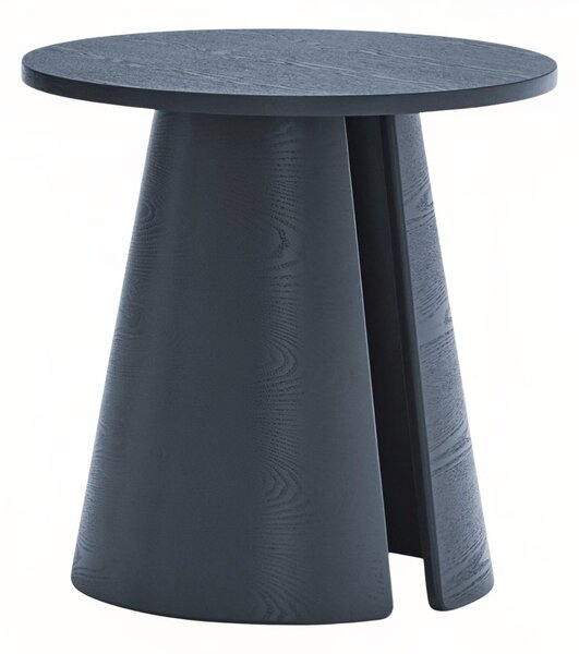 Modrý kulatý odkládací stolek Teulat Cep 50 cm