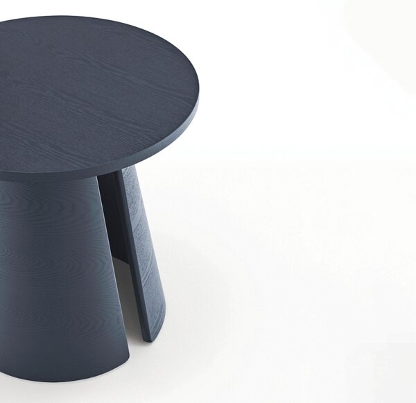 Modrý kulatý odkládací stolek Teulat Cep 50 cm