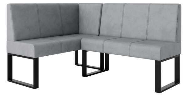 Rohová lavice Bernio 130x170 (šedá) (L). Akce -20%