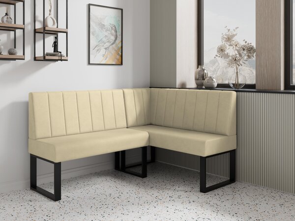 Rohová lavice Mondeo 130x170 (krémová) (P). Akce -20%