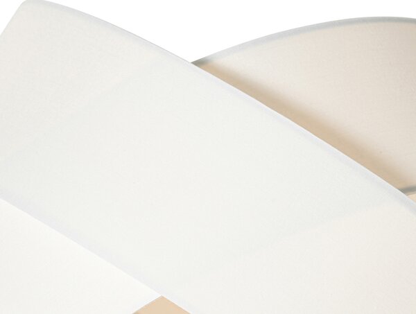 Moderní stojací lampa bílá - Cloth