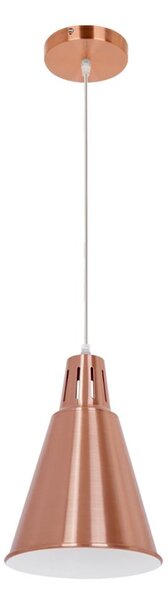 Klausen KL 6239 - Lustr na lanku SHADE 1xE27/15W/230V měděná