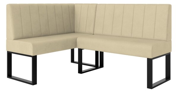 Rohová lavice Mondeo 130x170 (krémová) (L). Akce -20%